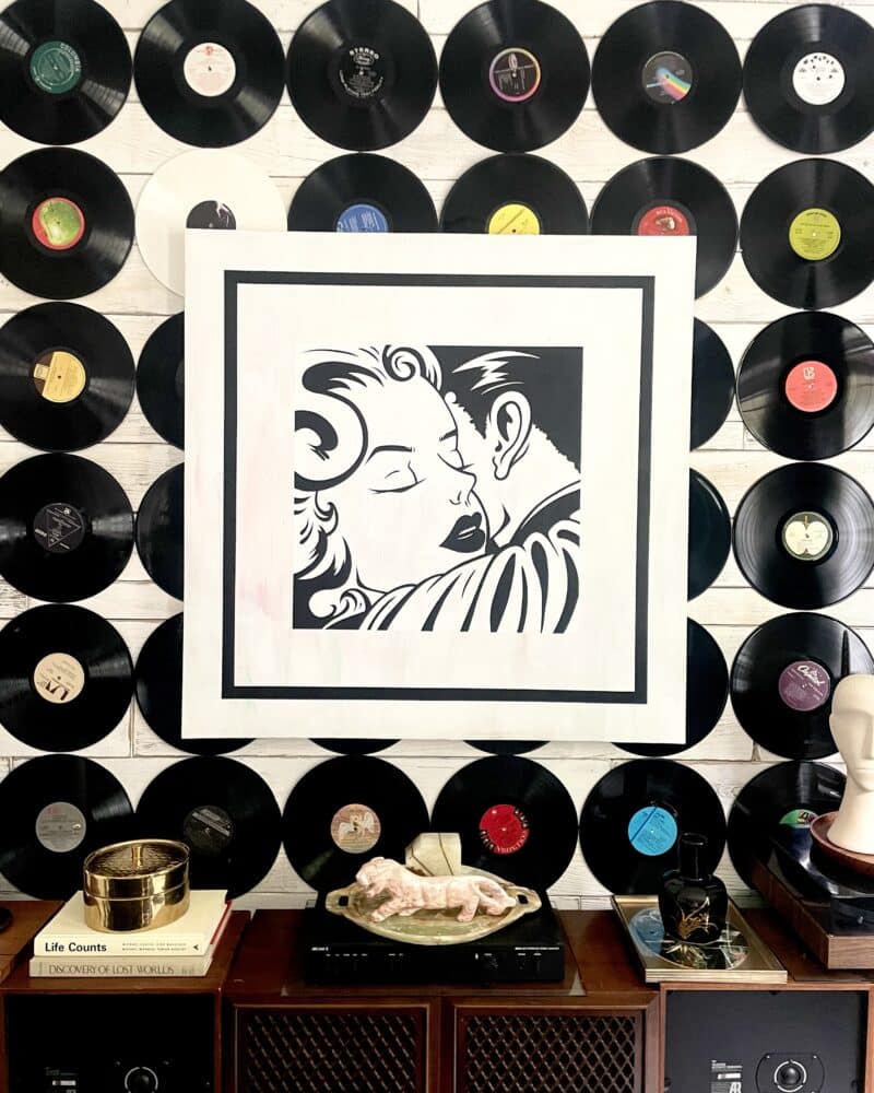 HIS & HERS Painting ratchet gold art & design