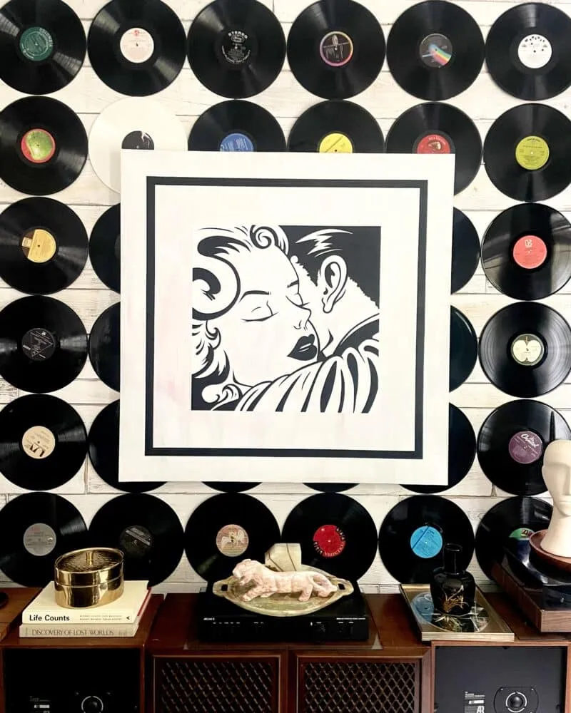 HIS & HERS Painting ratchet gold art & design